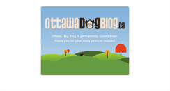 Desktop Screenshot of ottawadogblog.ca